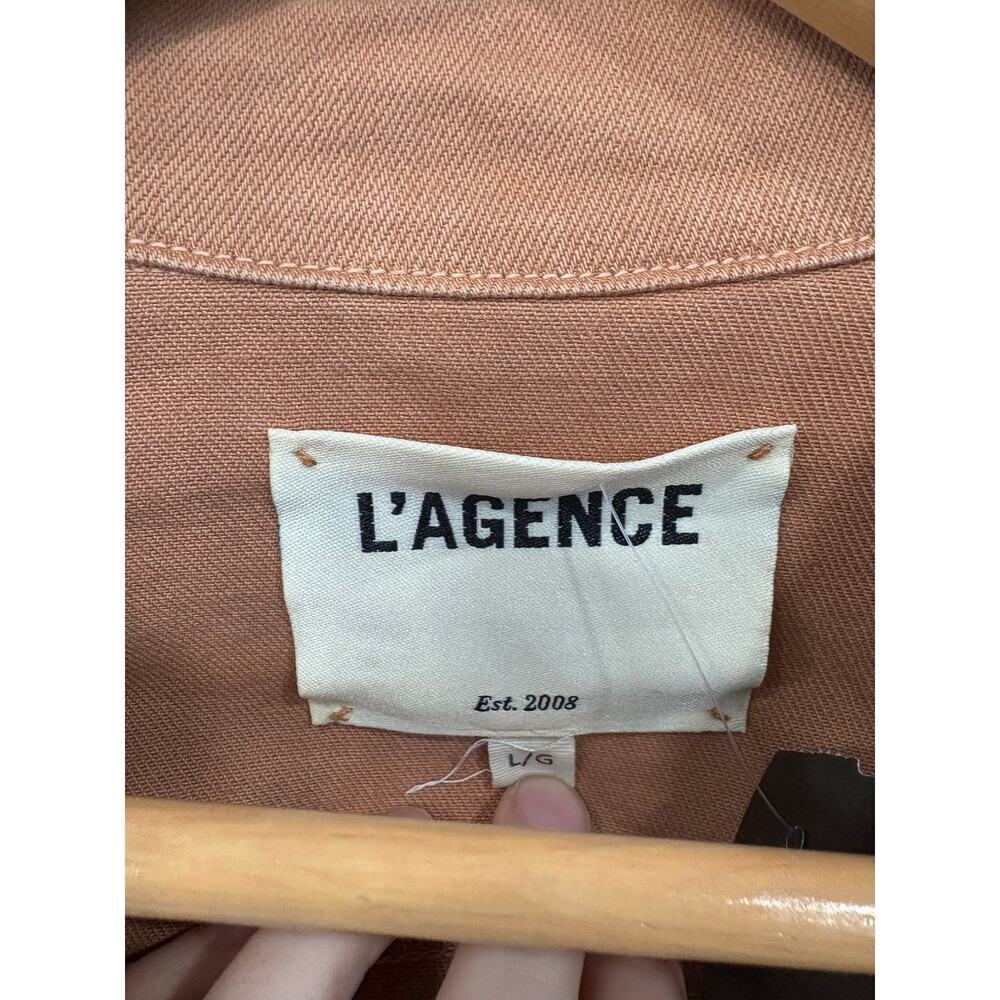 L'Agence Janelle Denim Jacket Size L - Picture 5 of 5